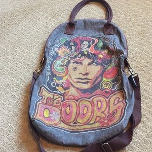 Doors vintage look denim bag